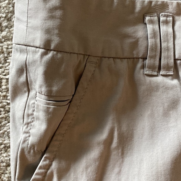 Loft Cropped Pants Elastic-Gathered at the Cuffs- Stone Color size 8 - Picture 5 of 9